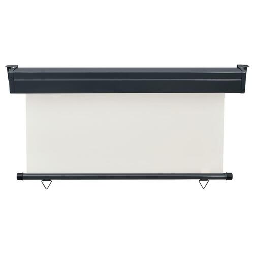 Sidemarkise til altan 140x250 cm cremefarvet