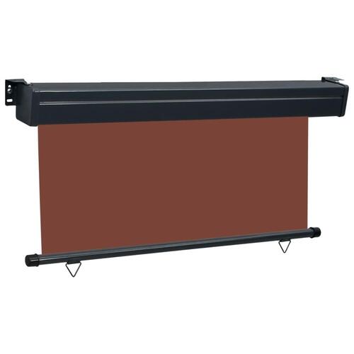 Sidemarkise til altan 160x250 cm brun