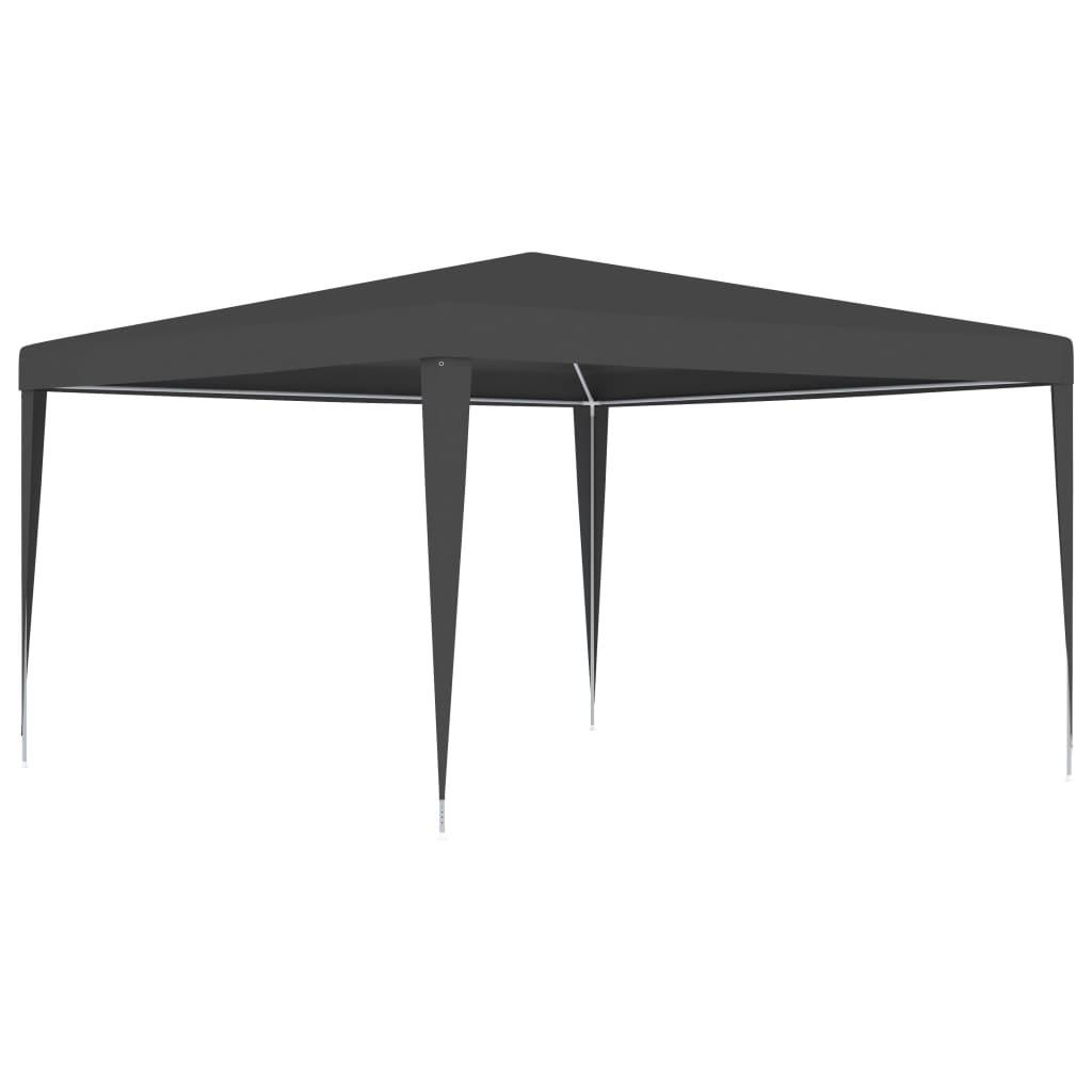 Festtelt 4x4 m 90 g/m² antracitgrå