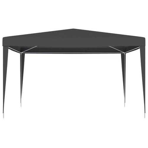 Festtelt 4x4 m 90 g/m² antracitgrå