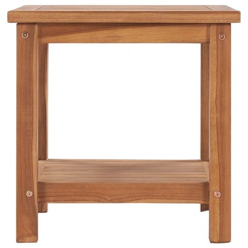Sofabord i massivt teaktræ 45 x 45 x 45 cm