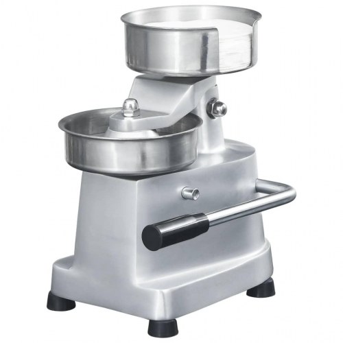 Hamburgerpresser med 500 mellemlægningspapirer 13 cm aluminium