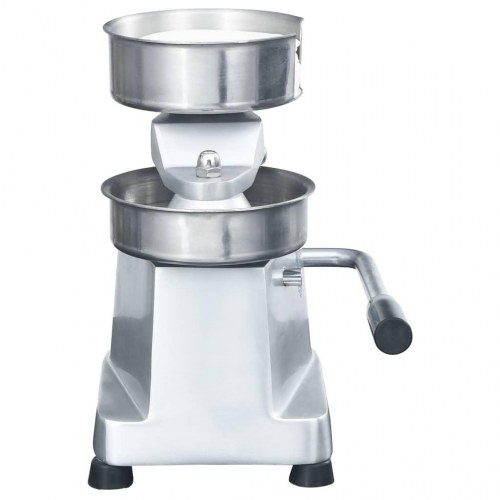 Hamburgerpresser med 500 mellemlægningspapirer 13 cm aluminium