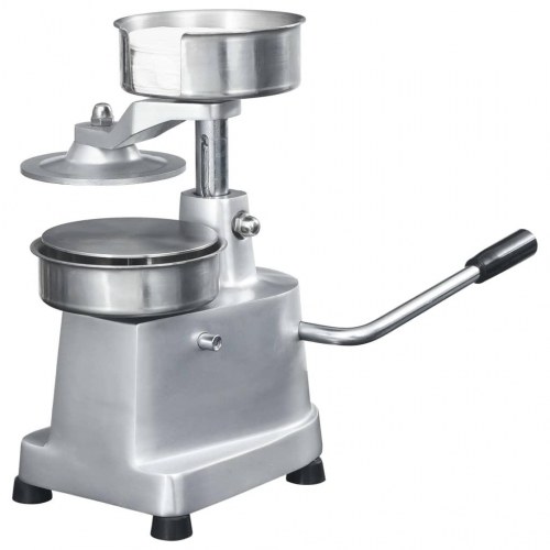 Hamburgerpresser med 500 mellemlægningspapirer 13 cm aluminium