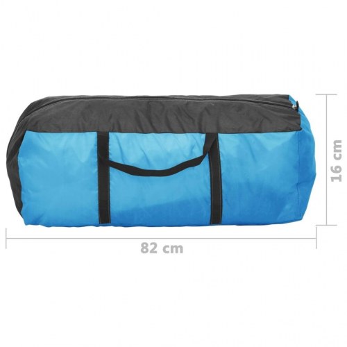 Pop-up campingtelt 2-3 personer 240x210x140 cm blå