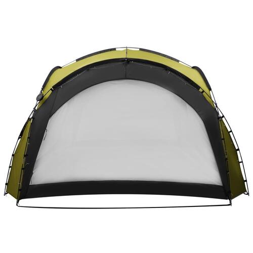 Festtelt med LED og 4 sidevægge 3,6x3,6x2,3 m blå