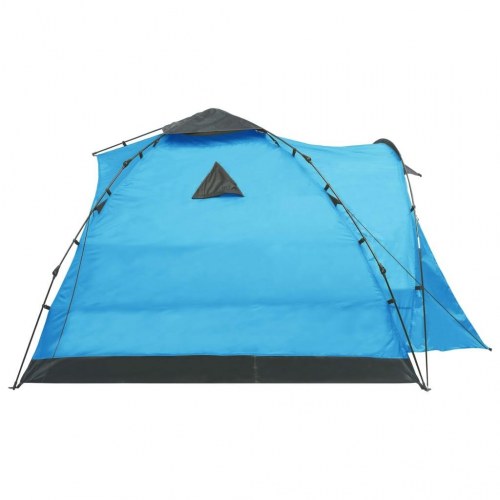 Pop-up campingtelt 3 personer blå