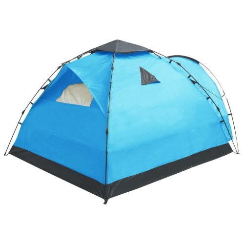 Pop-up campingtelt 3 personer blå