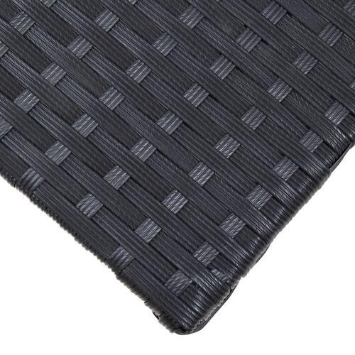Sofabord 70x40x38 cm polyrattan sort