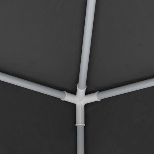 Festtelt med sidevægge 2,5x2,5 m 90 g/m² antracitgrå