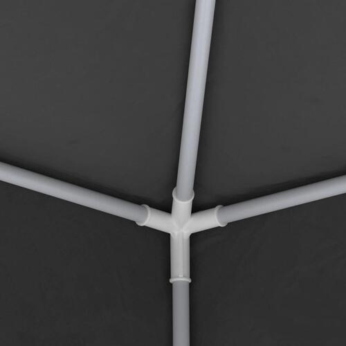Festtelt med sidevægge 4x6 m 90 g/m² antracitgrå