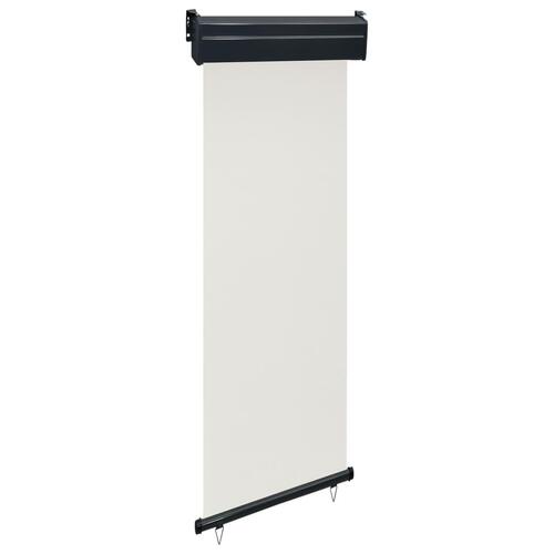 Sidemarkise til altan 65x250 cm cremefarvet