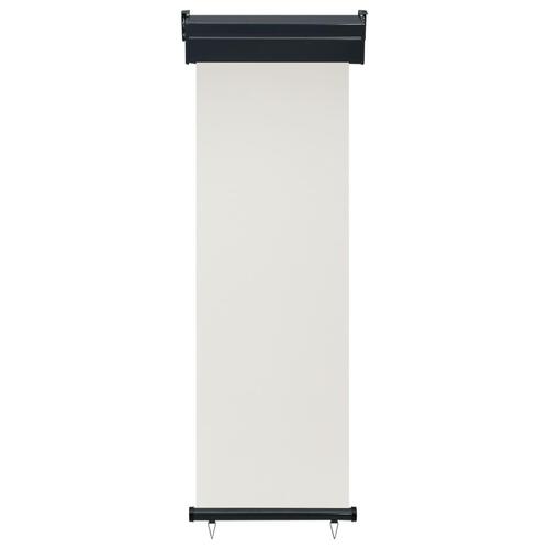 Sidemarkise til altan 65x250 cm cremefarvet