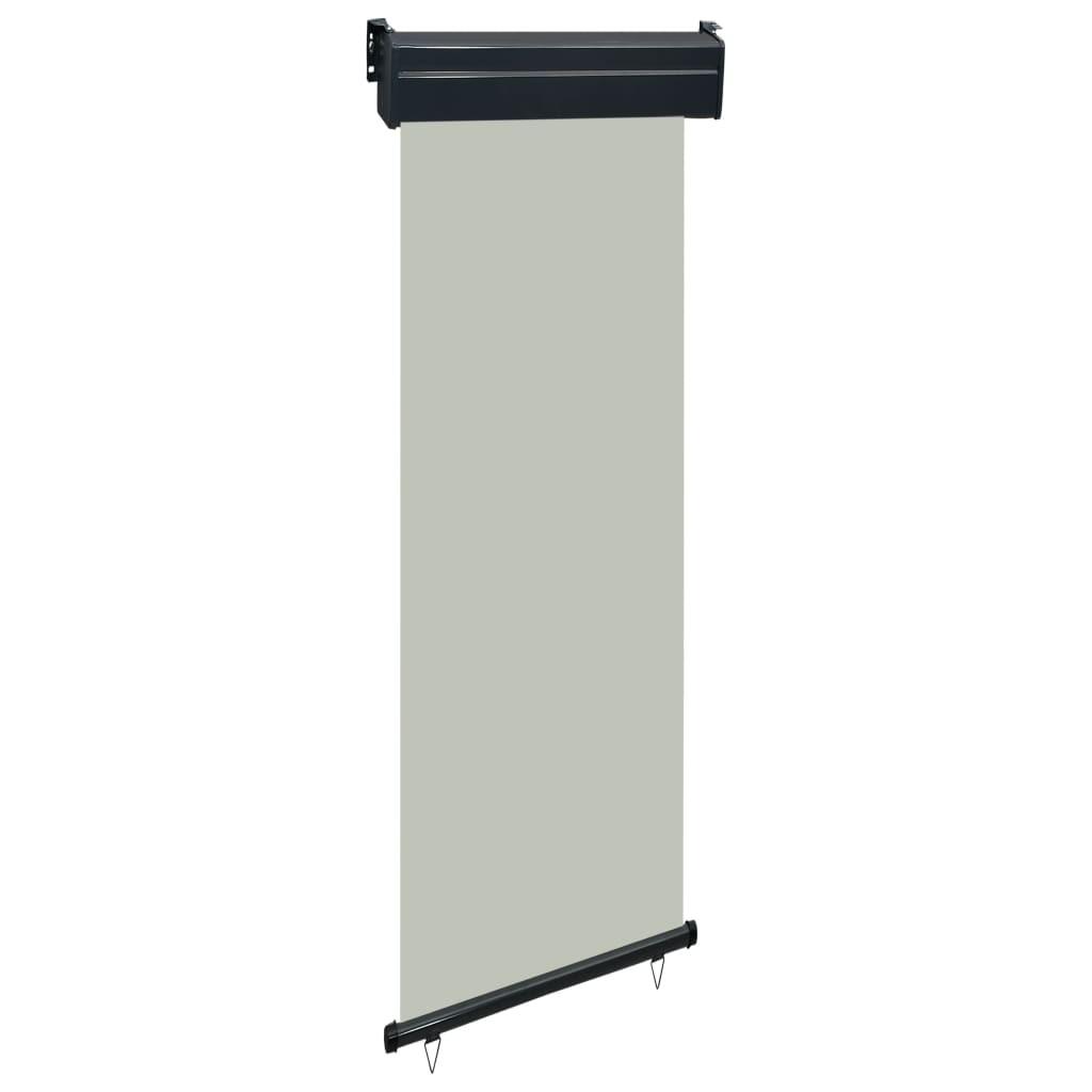 Sidemarkise til altan 65x250 cm grå
