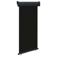 Sidemarkise til altan 105x250 cm sort