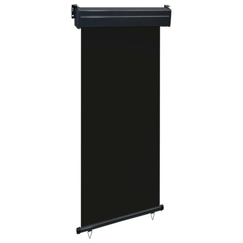 Sidemarkise til altan 105x250 cm sort