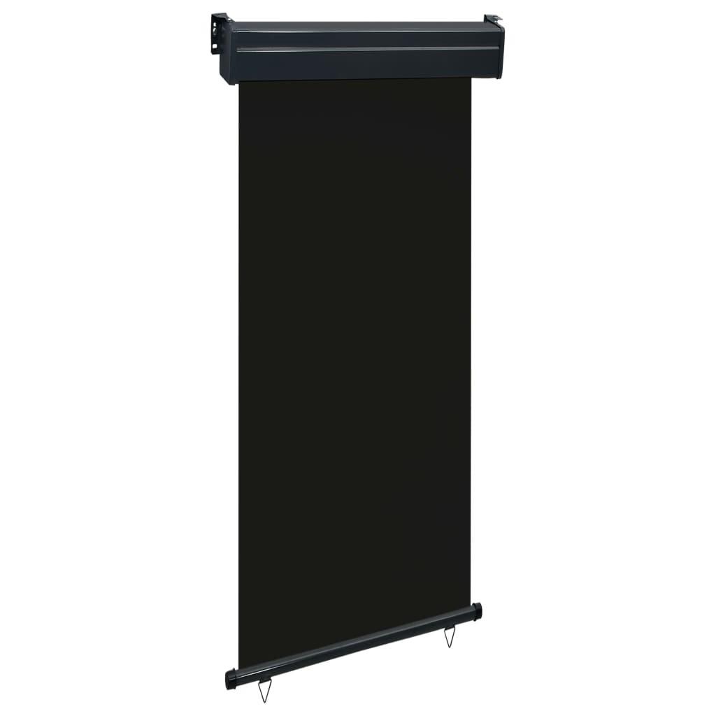 Sidemarkise til altan 105x250 cm sort