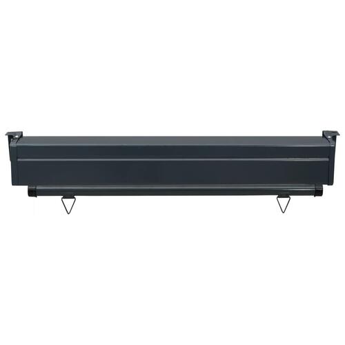 Sidemarkise til altan 105x250 cm sort
