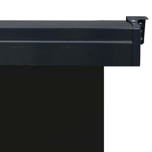 Sidemarkise til altan 105x250 cm sort