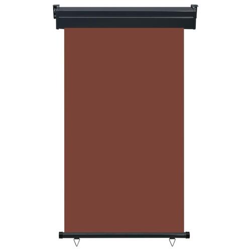 Sidemarkise til altan 105x250 cm brun