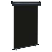 Sidemarkise til altan 120x250 cm sort
