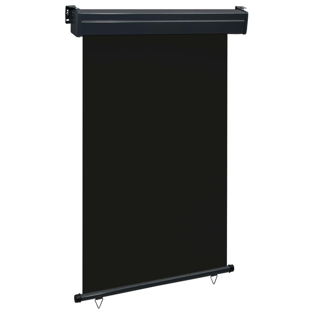 Sidemarkise til altan 120x250 cm sort