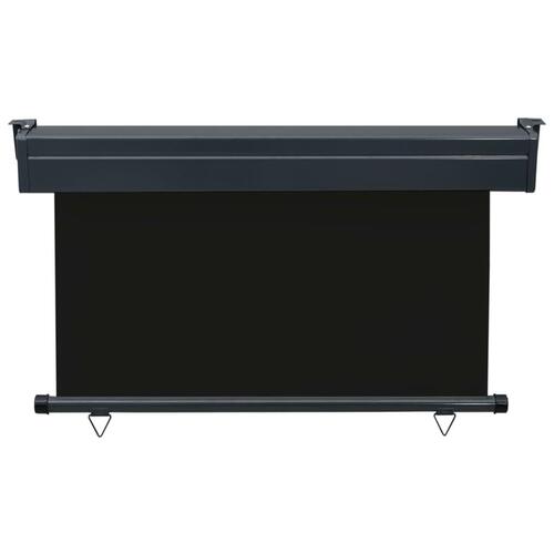 Sidemarkise til altan 120x250 cm sort