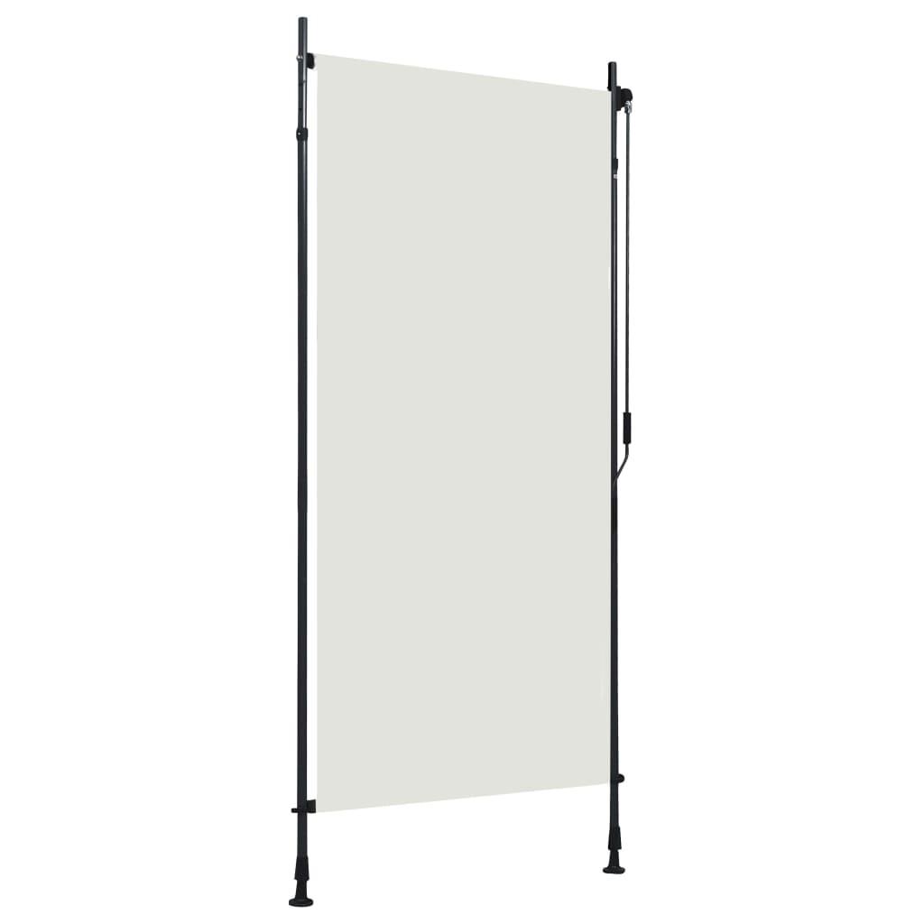 Udendørs rullegardin 100x270 cm cremefarvet
