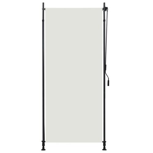 Udendørs rullegardin 100x270 cm cremefarvet