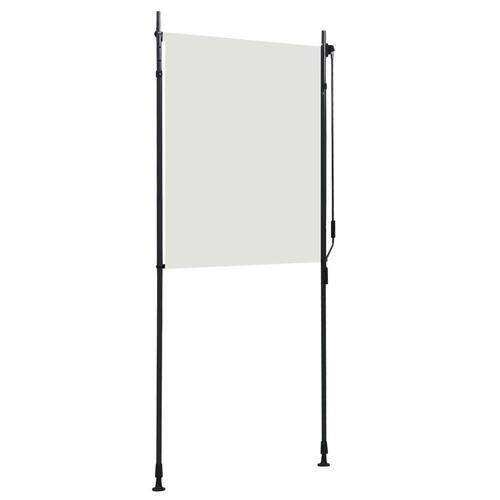 Udendørs rullegardin 100x270 cm cremefarvet