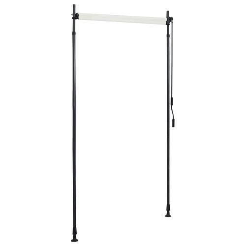 Udendørs rullegardin 100x270 cm cremefarvet