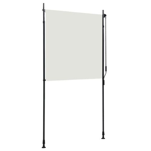 Udendørs rullegardin 120x270 cm cremefarvet