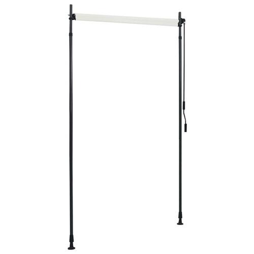 Udendørs rullegardin 120x270 cm cremefarvet
