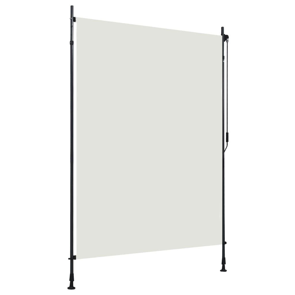 Udendørs rullegardin 150x270 cm cremefarvet
