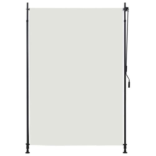 Udendørs rullegardin 150x270 cm cremefarvet