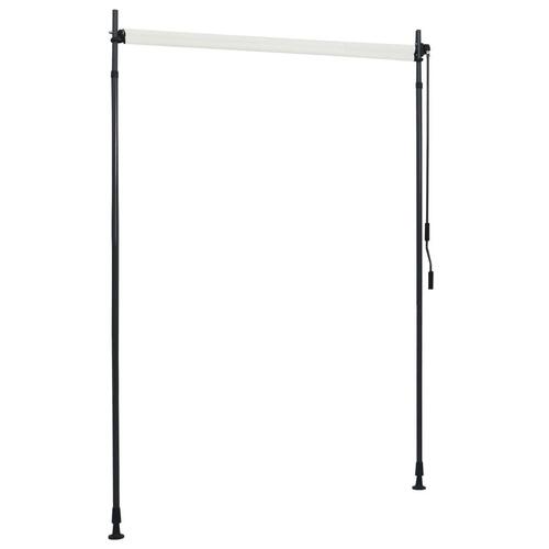 Udendørs rullegardin 150x270 cm cremefarvet