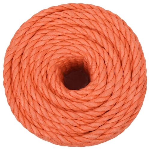 Arbejdsreb 10 mm 25 m polypropylen orange