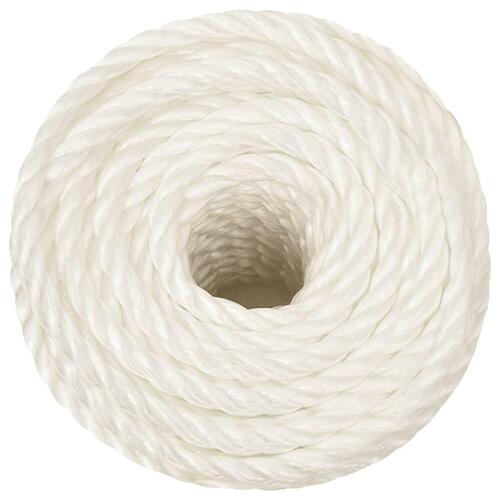 Arbejdsreb 14 mm 250 m polypropylen hvid