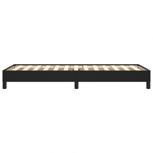Sengeramme 100×200 cm i sort kunstlæder