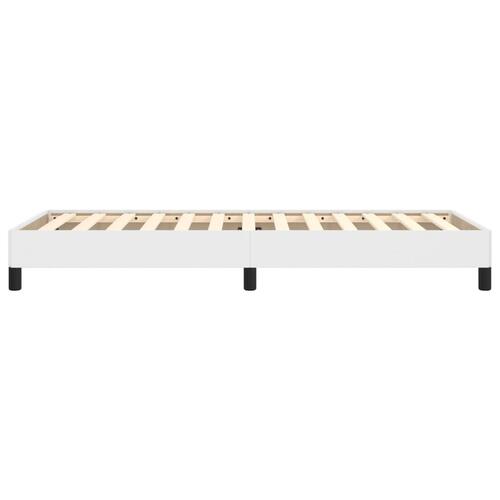 Sengeramme 100x200 cm kunstlæder hvid