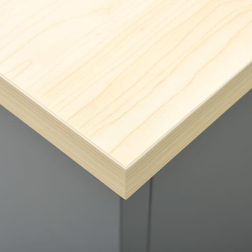 Arbejdsbord 160x60x85 cm stål sort