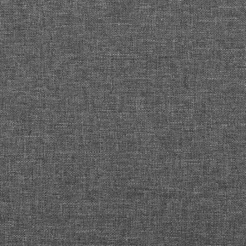 Kontinentalseng med madras 120×200 cm - stof, mørkegrå