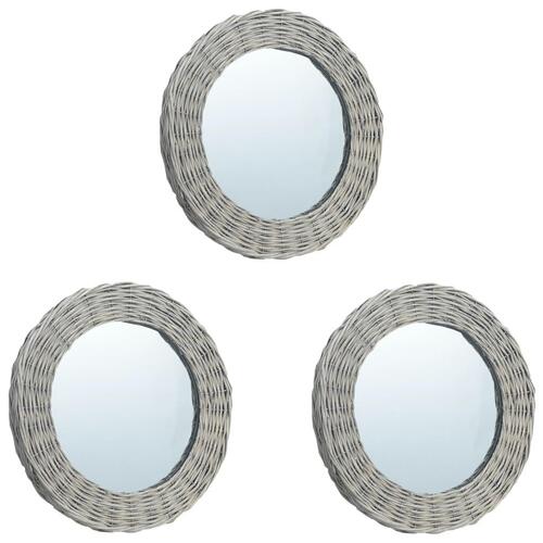 Spejle 3 stk. 15 cm flet
