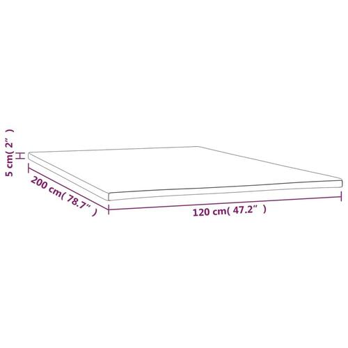 Topmadras 120x200x5 cm
