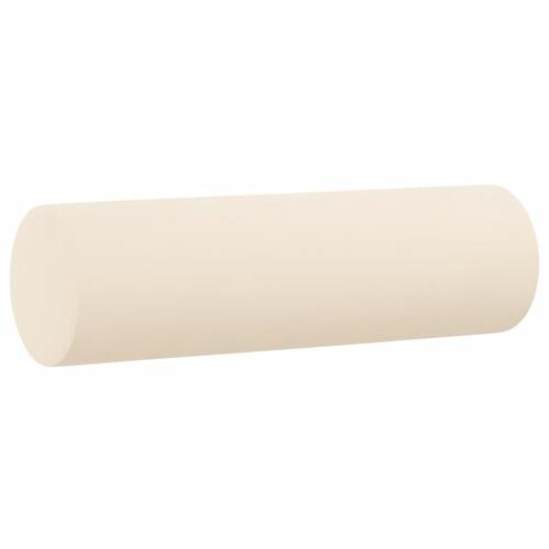 Pyntepuder 2 stk. Ø15x50 cm velour cremefarvet