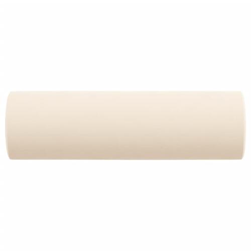 Pyntepuder 2 stk. Ø15x50 cm velour cremefarvet