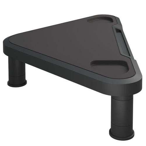 Skærmstander til hjørne 49x28x10,5 cm sort