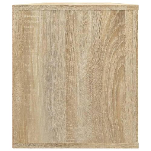 Tv-bord 100x35x40 cm konstrueret træ sonoma-eg