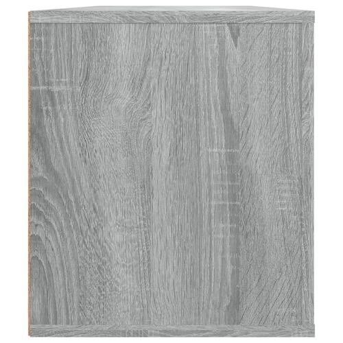 Tv-bord 100x35x40 cm konstrueret træ grå sonoma-eg