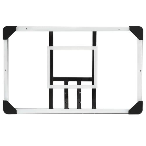 Bagplade til basketkurv 71x45x2,5 cm polycarbonat transparent